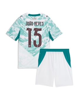 Billige Fotballdrakt Portugal Joao Neves #15 Replika Bortedraktsett Barn VM 2026 Kortermet (med bukser)